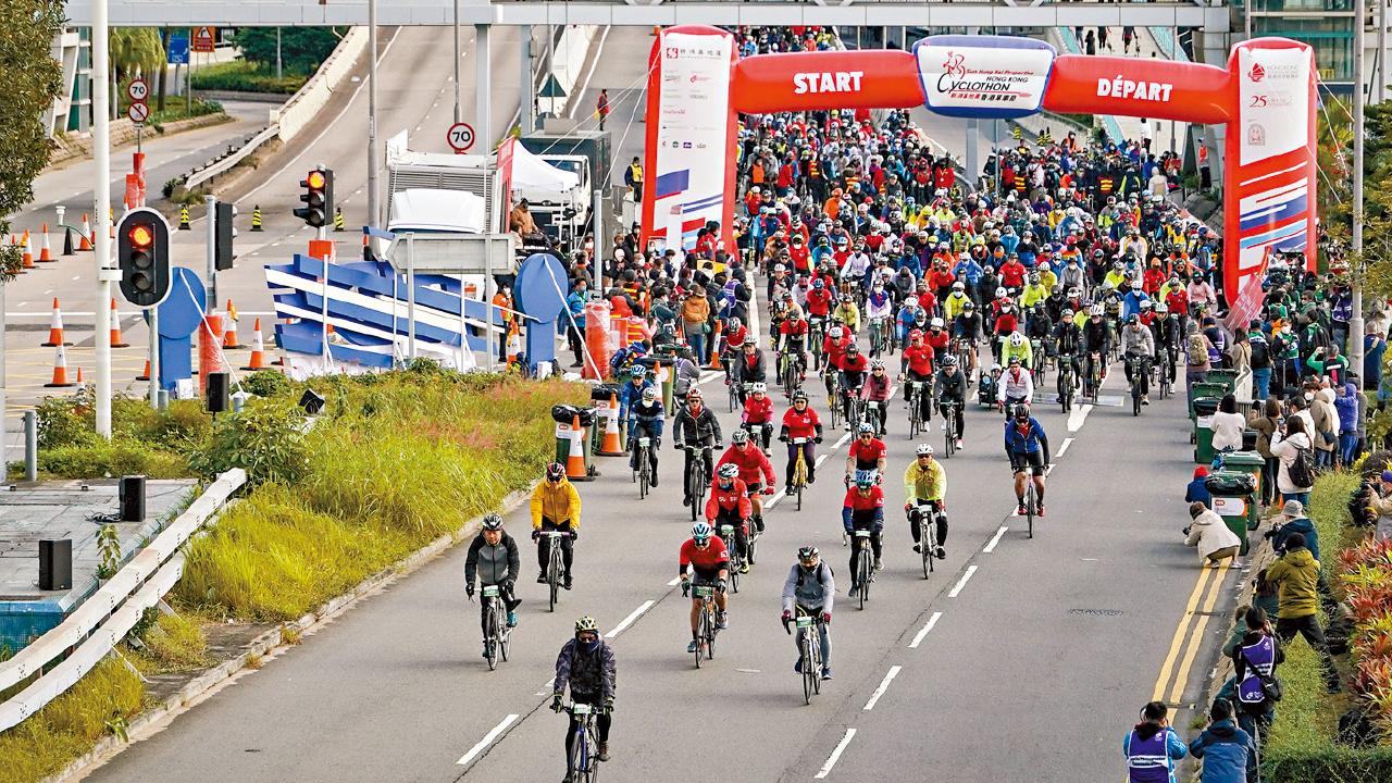 單車節周日舉行 50公里行四隧三橋 警方凌晨1時起分段封路