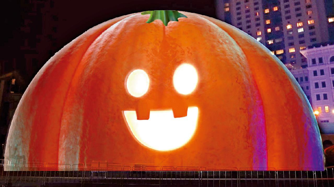 旅發局辦「哈囉威香港」推廣 太空館入夜變身南瓜、菠蘿包