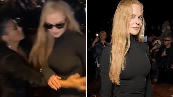 妮歌潔曼睇時裝騷推開莎瑪希恩：don’t touch me 場面超尷尬(有片)