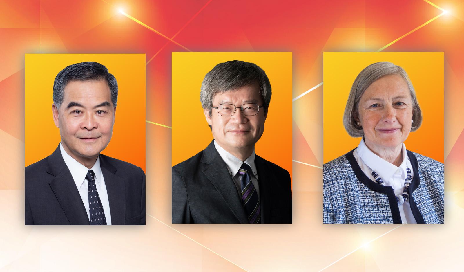 城大將頒授榮譽博士學位予梁振英等3人　表彰對教育及社會福祉的貢獻