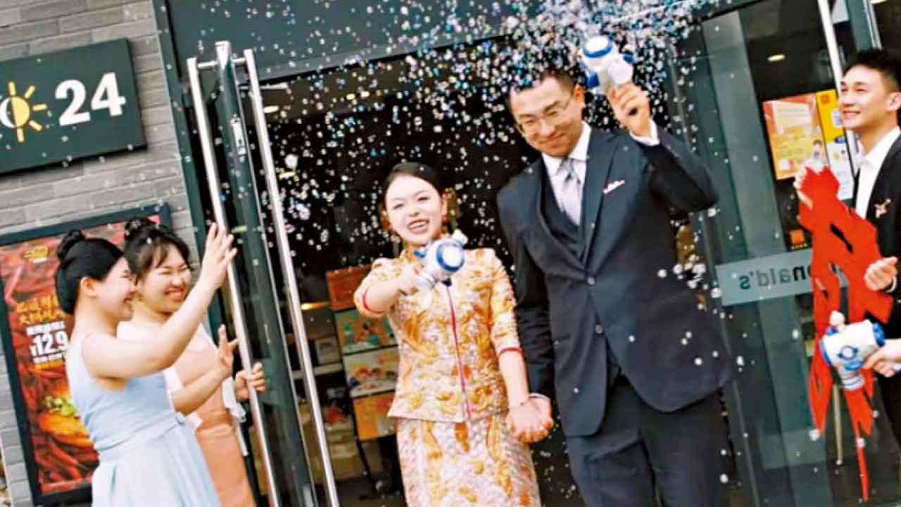 麥當勞舉辦婚禮新風潮