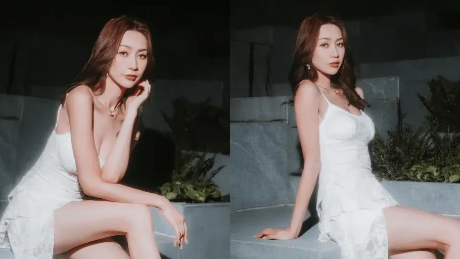 黃嘉雯分享唯美寫真大曬曲線身材及逆天長腿 網民大讚女神：要樣有樣 要腿有腿