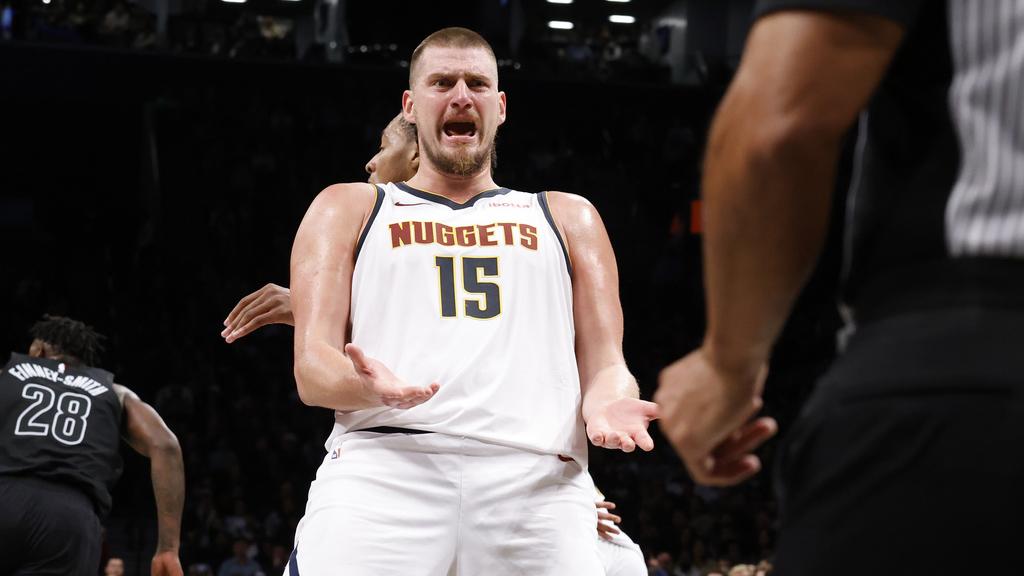 祖傑交出29分、18個籃板及16次助攻的大三雙成續，協助金塊在加時擊敗籃網。(美聯社)