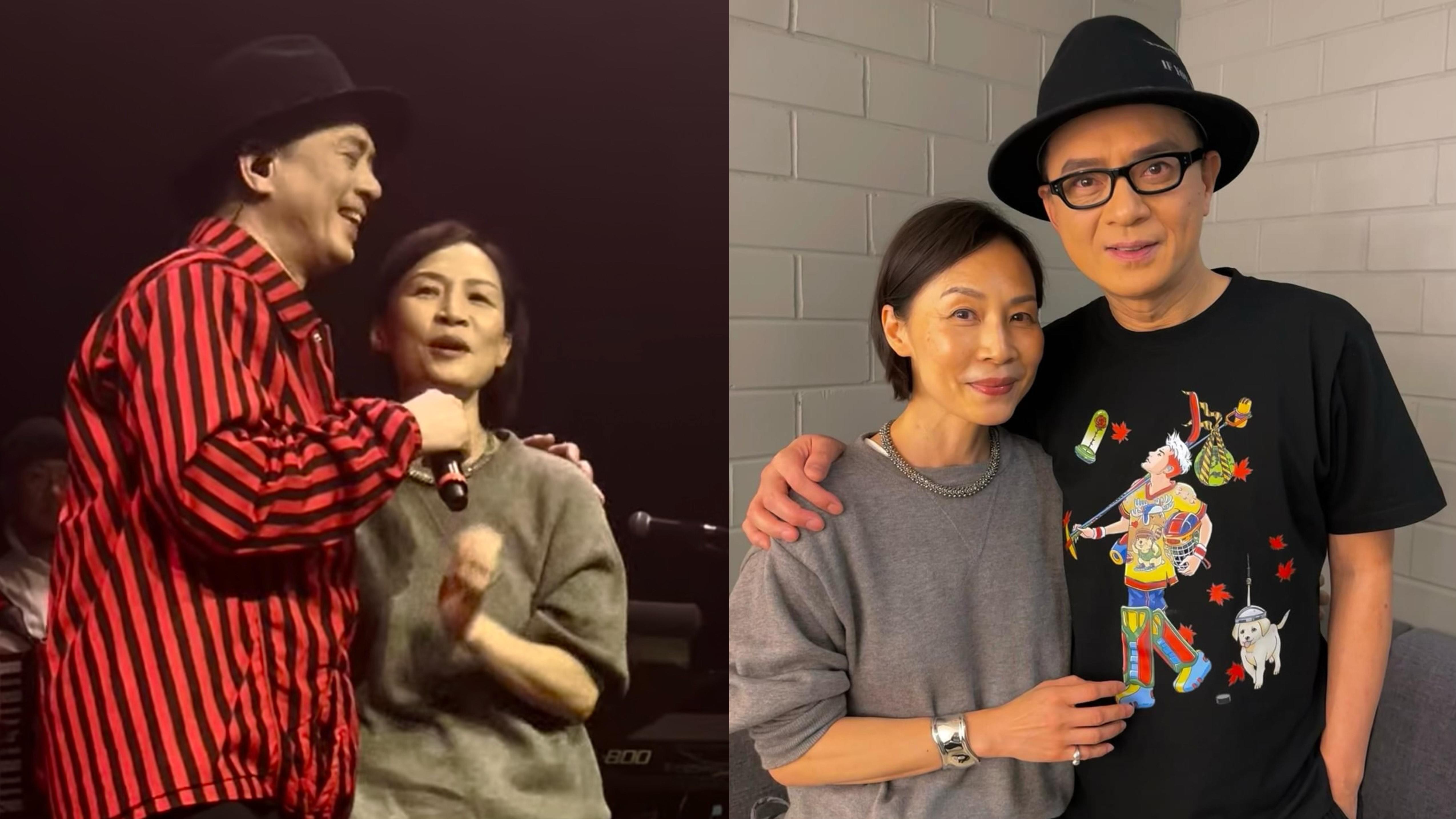55歲彭羚闊別舞台多年 驚喜現身好友黃耀明多倫多演唱會