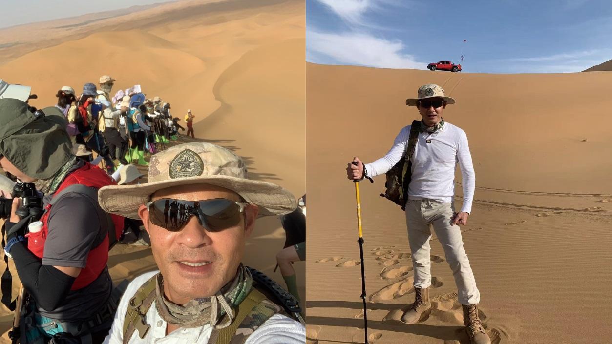 參加國際獅子總會303區《沙漠慈善行》 活動大使黃智賢：不枉此行