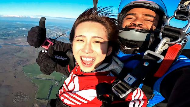 Geor@Beanies至親離世陷入低潮 到澳洲跳傘跨過傷痛