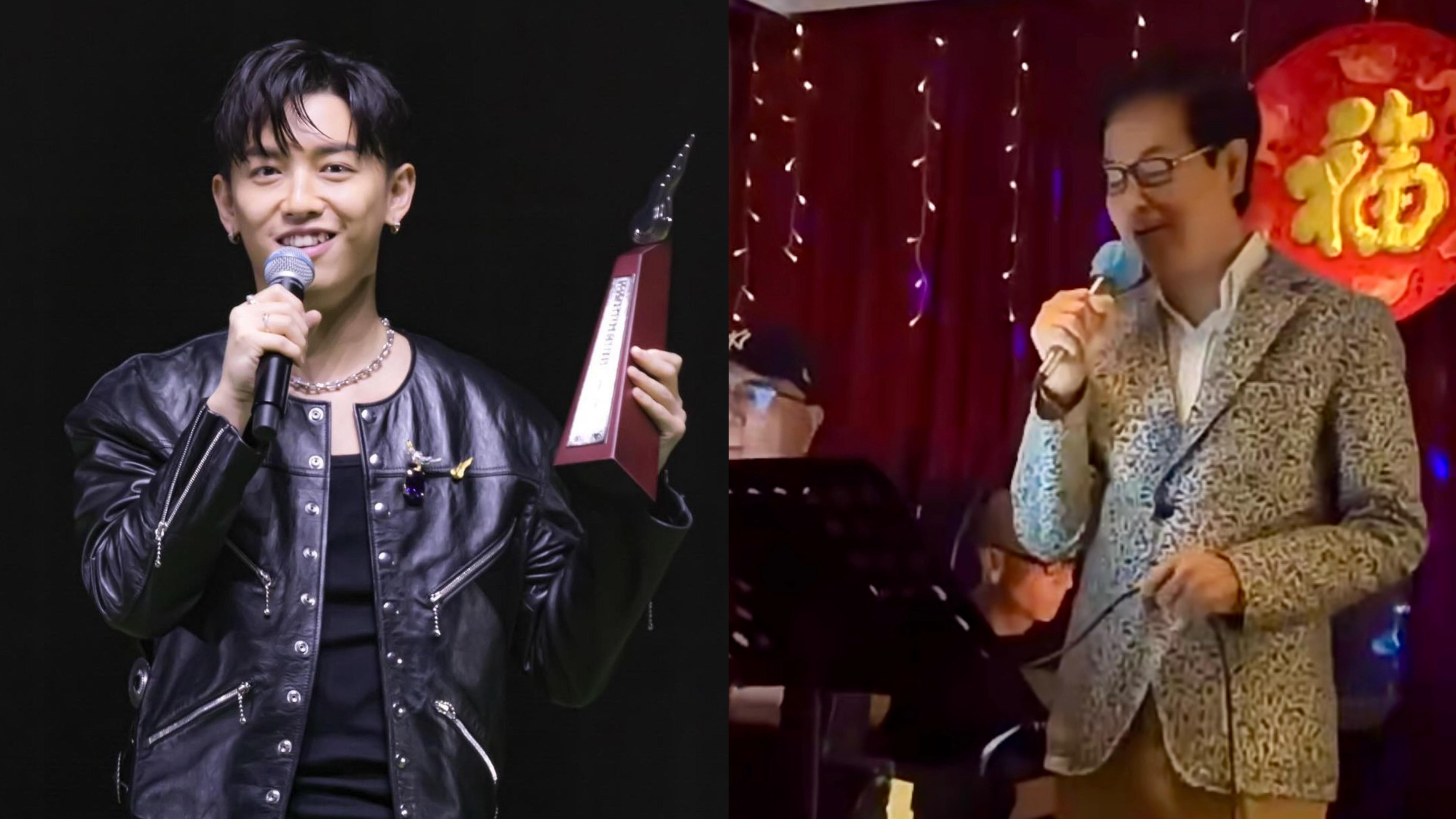 78歲黃百鳴大唱張天賦《記憶棉》　網民集氣推上叱咤頒獎禮 