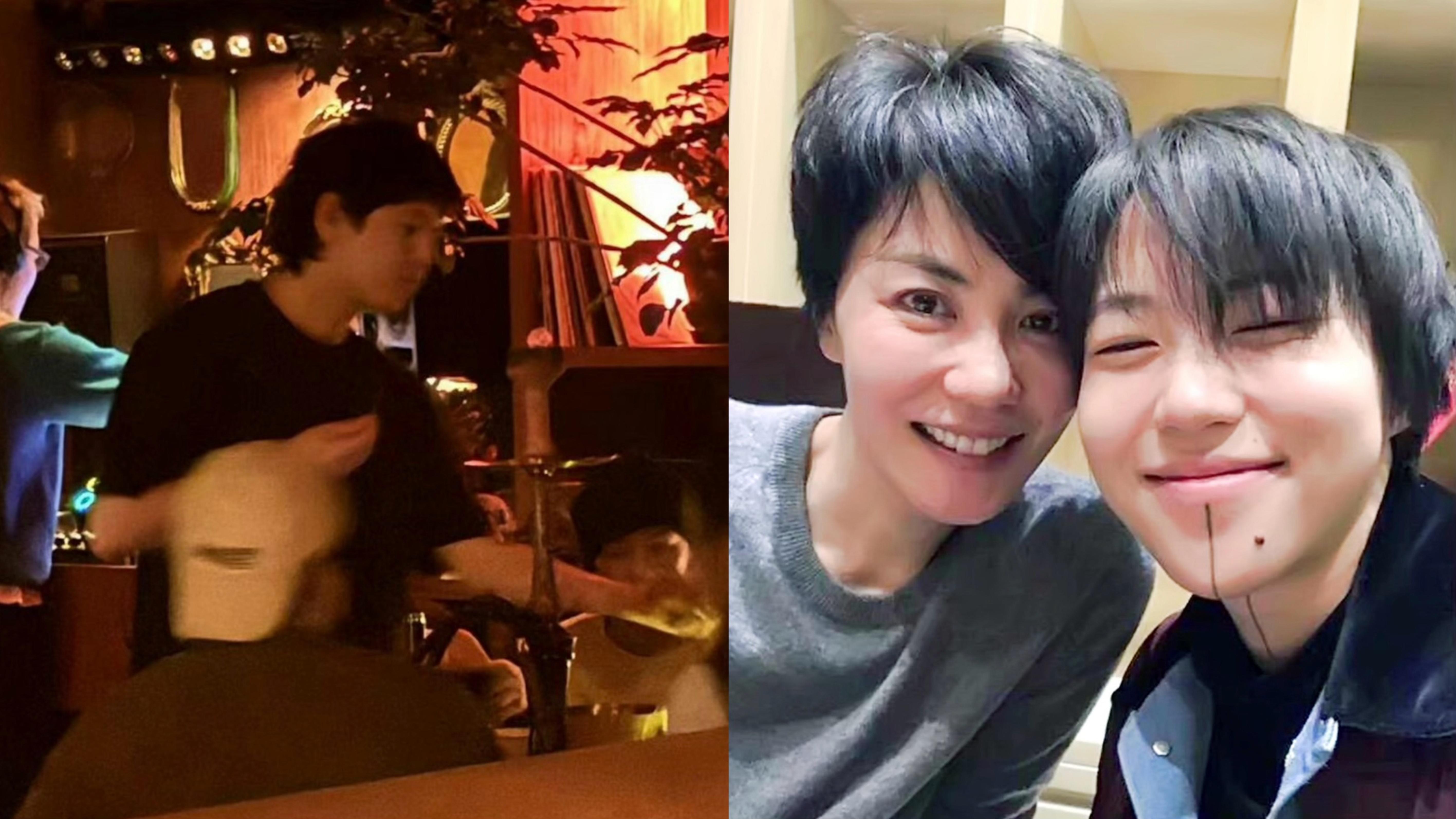 王菲大女竇靖童落bar被捕獲 孖友人一齊嘆水煙