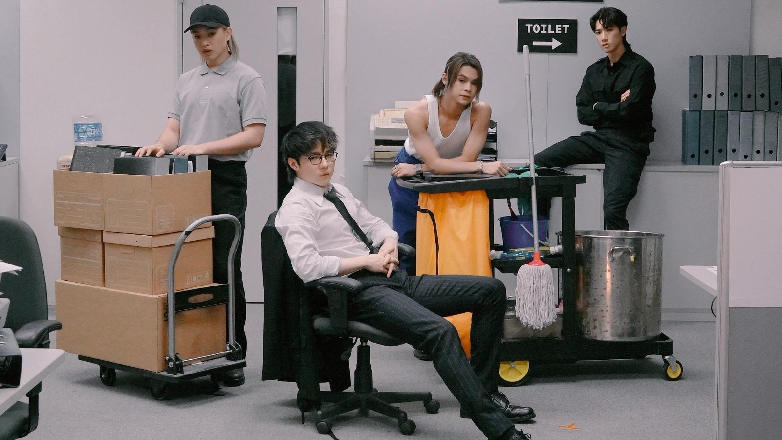 MIRROR小組歌｜陳卓賢柳應廷邱士縉邱傲然MV化身打工仔上演社畜反擊戰 陳蕾包辧曲詞衝擊網絡文化