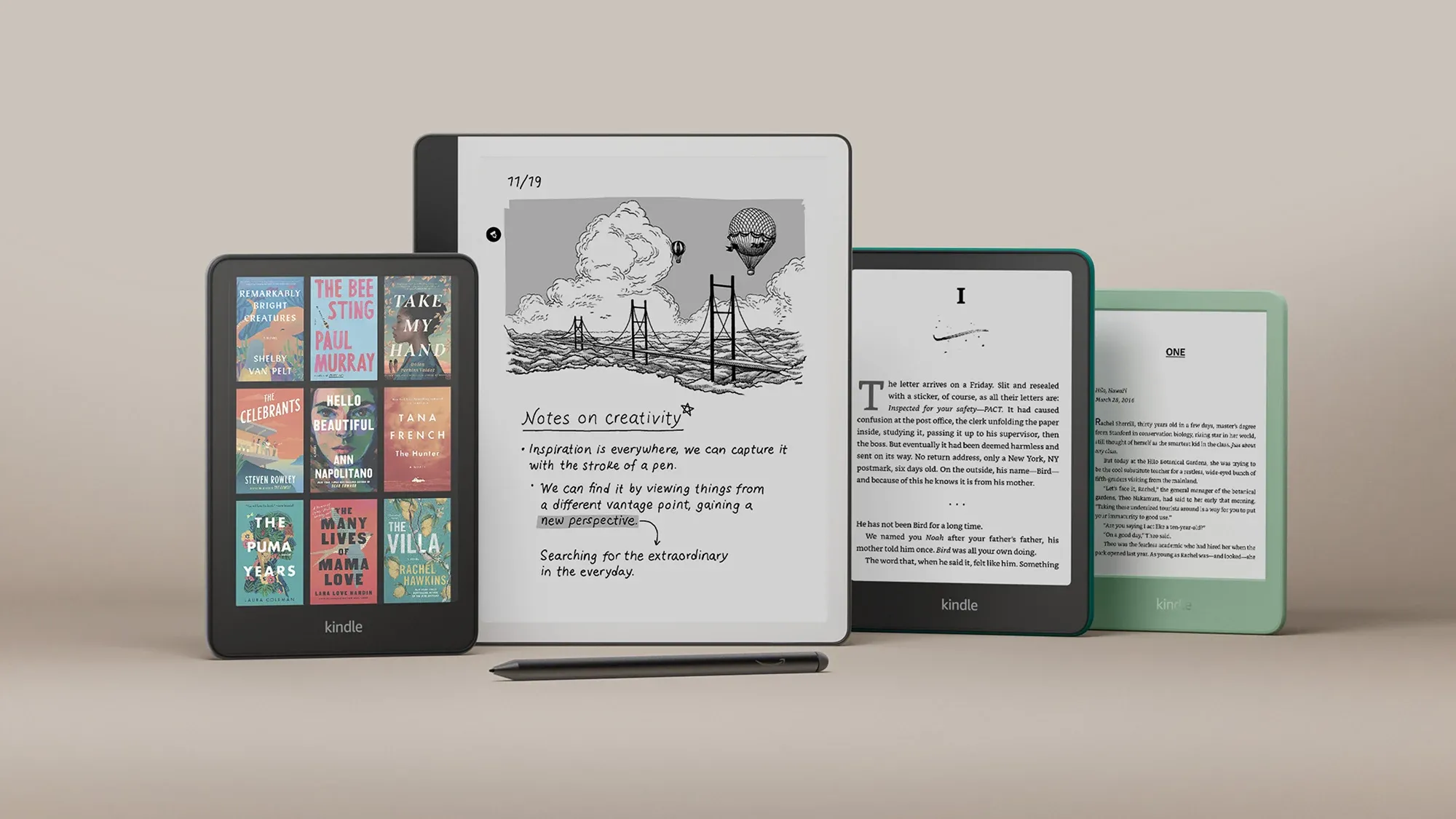 Amazon Kindle 四款新品齊發