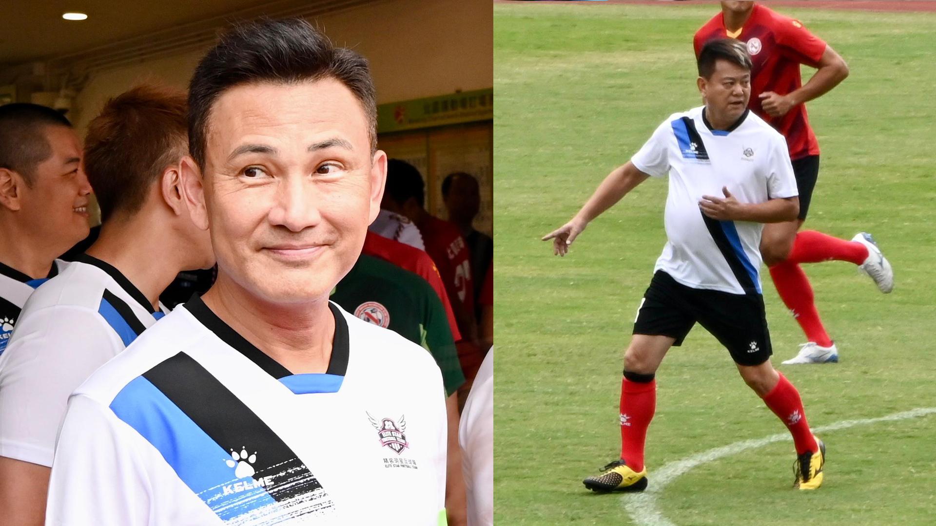林文龍做隊長大展球技 陳百祥挺巨腩行住踢都有fans