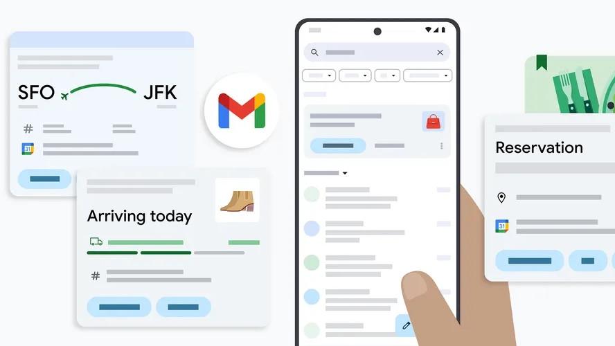 Gmail新功能｜改良版摘要卡秒睇重點　即將送貨或活動提示