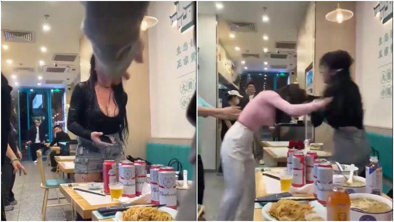 網傳兩名內地女雲吞店MMA　網民錯重點：脾氣和身材一樣