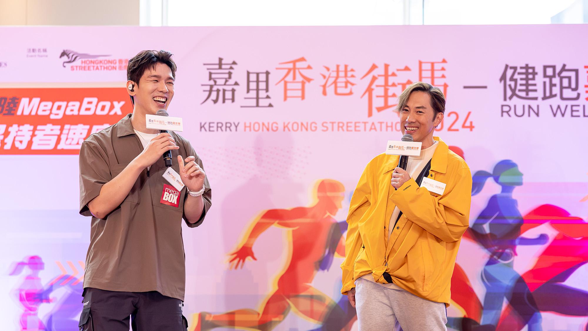 林奕匡跑步機上唱歌表現輕鬆 同麥秋成把握機會交流爸爸經