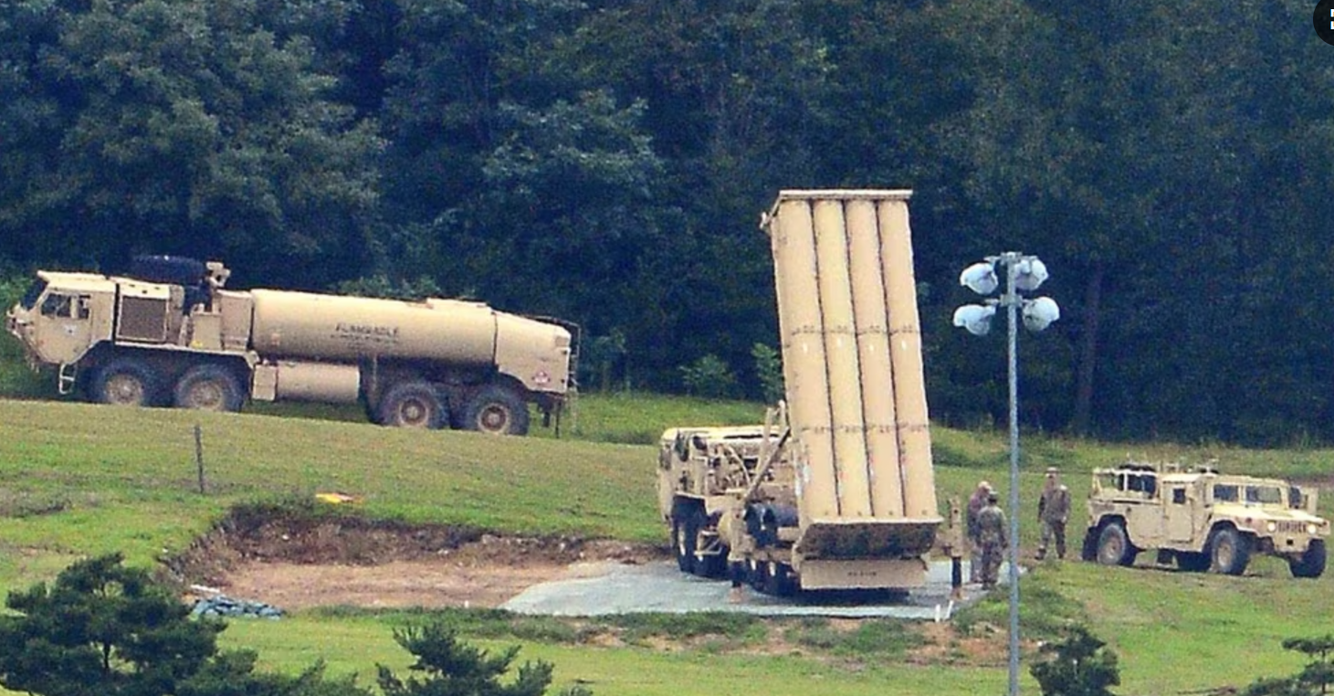 美軍在南韓部署的薩德高空攔截導彈。（美聯社資料圖片）