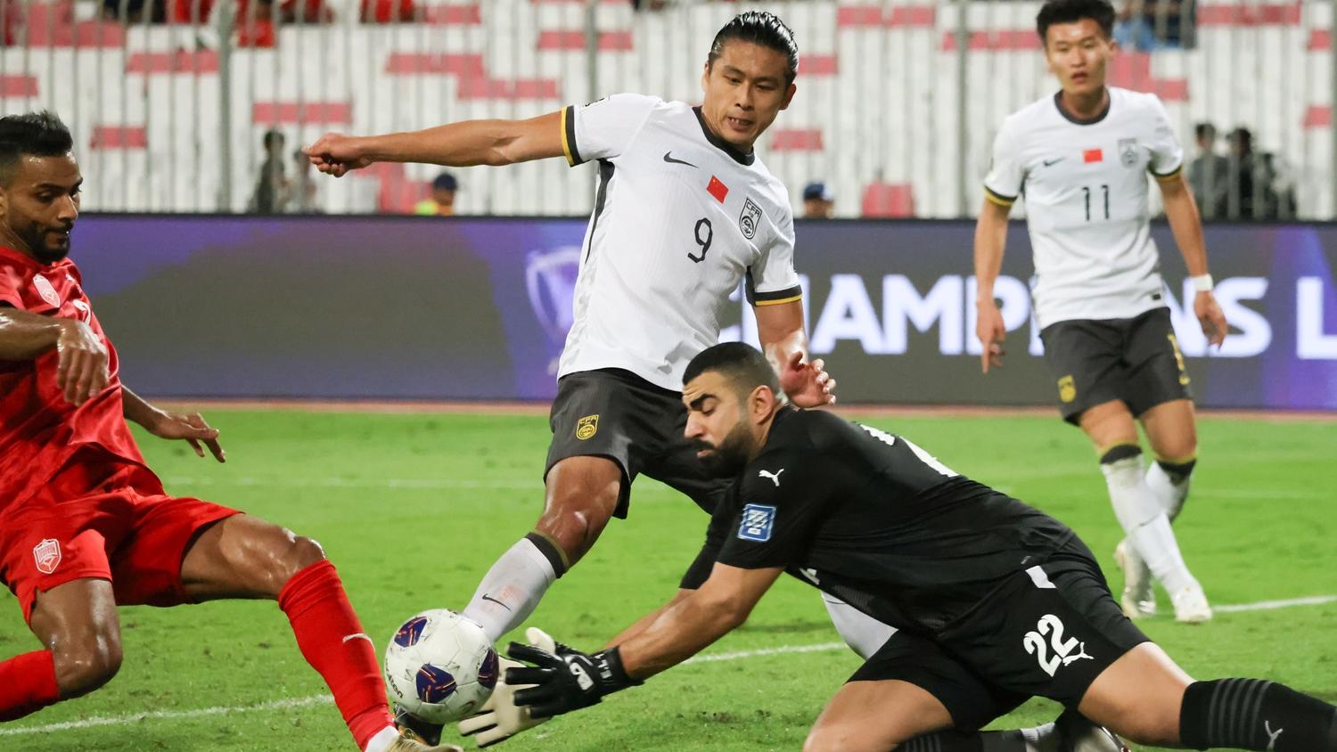 中國作客擊敗巴林。(新華社)