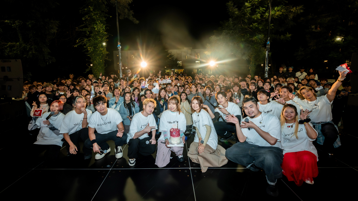 陳柏宇領軍到中大開騷 葉巧琳獲千人合唱生日歌感動眼濕濕
