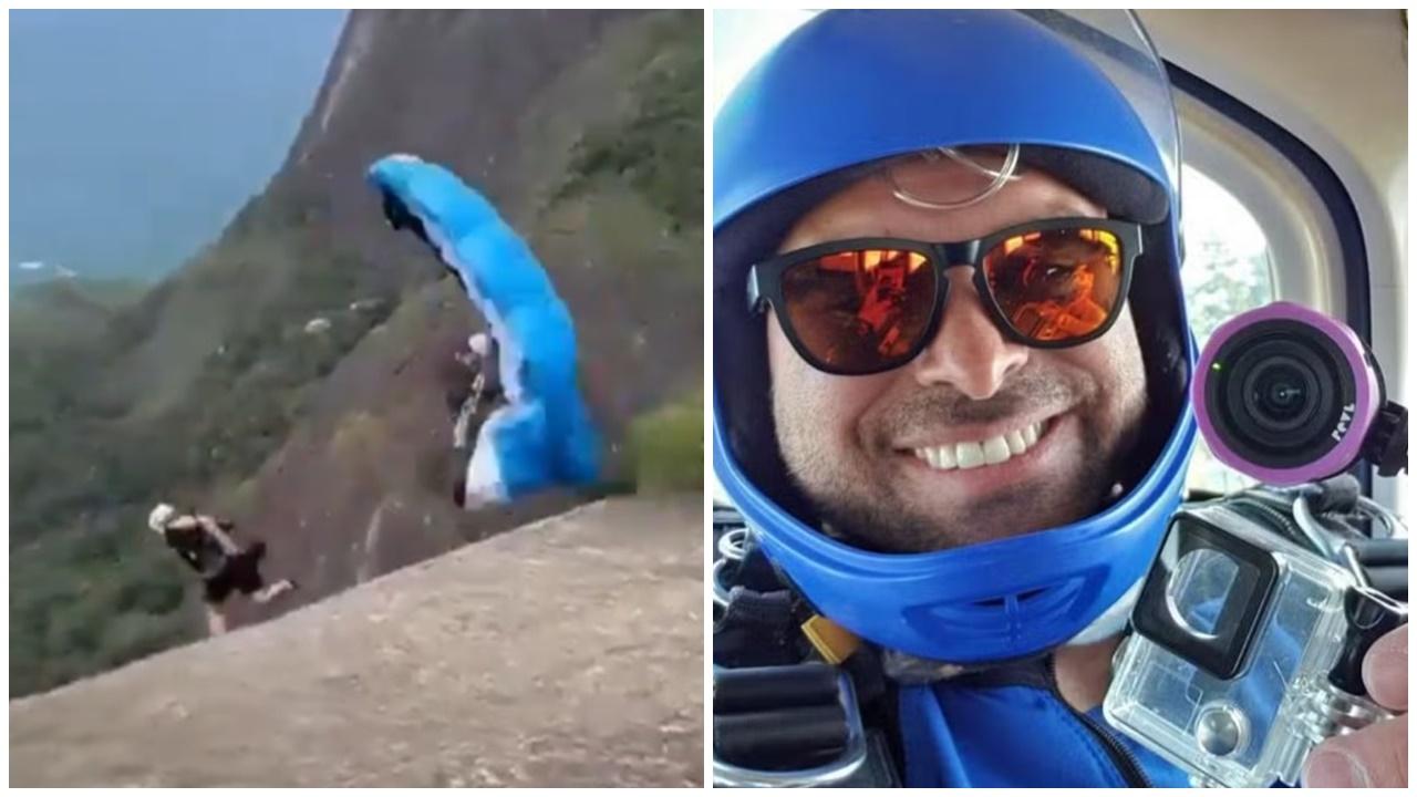 資深跳傘教練降傘未全開，由83層樓高墮崖駭人過程全被錄。(X)