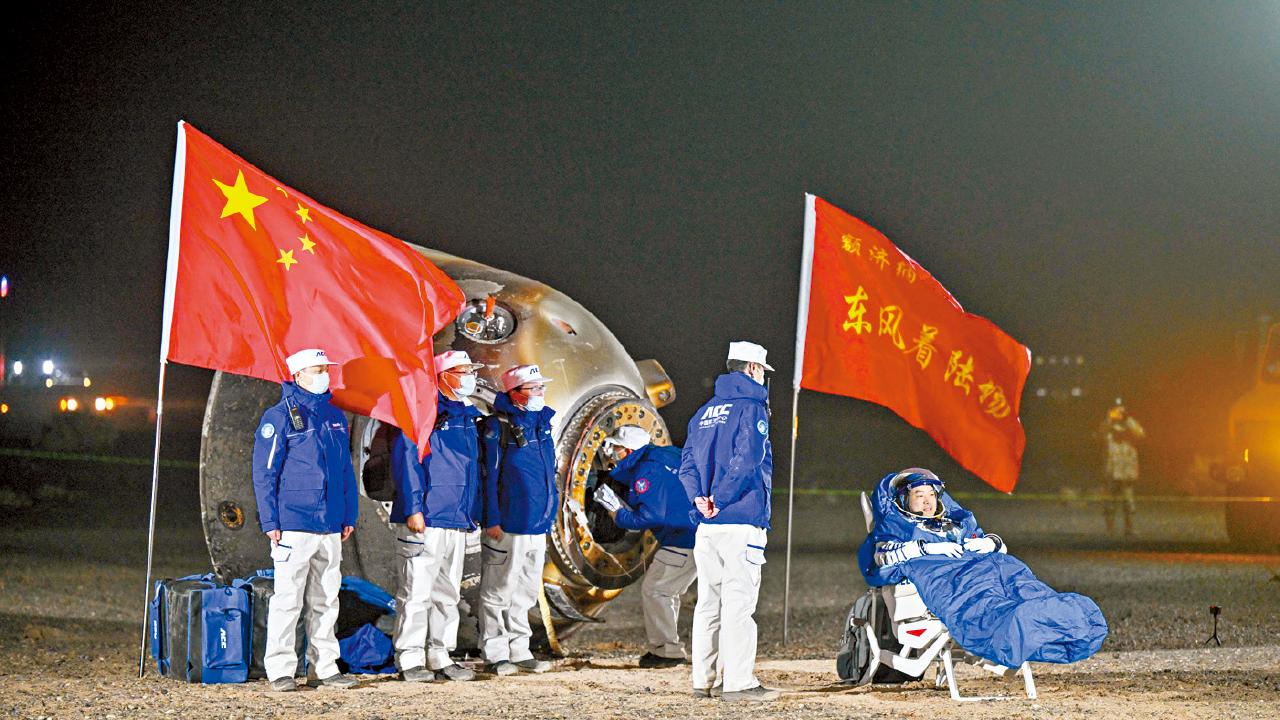 刷新在軌飛行時間最長紀錄 神十八乘組任務成功平安歸來
