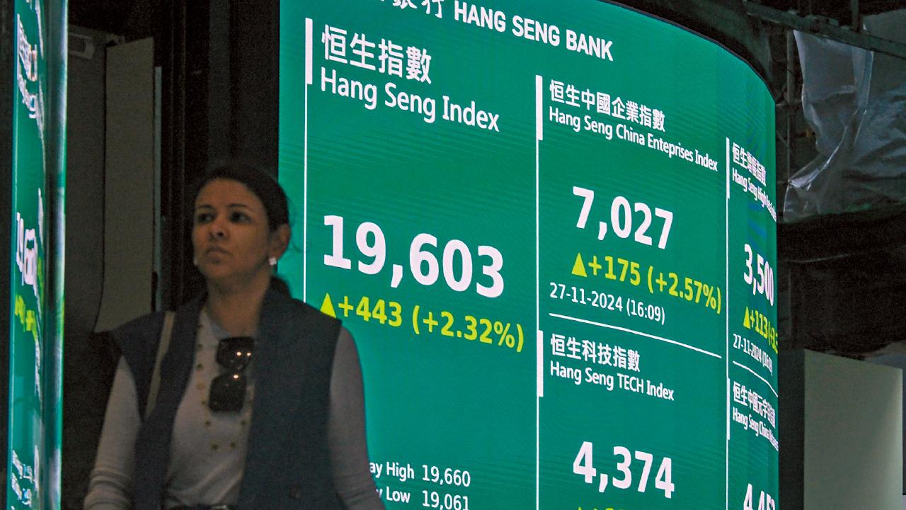 消費股偷步炒國策受惠 結算日前夕 恒指抽高443點 待成交確認