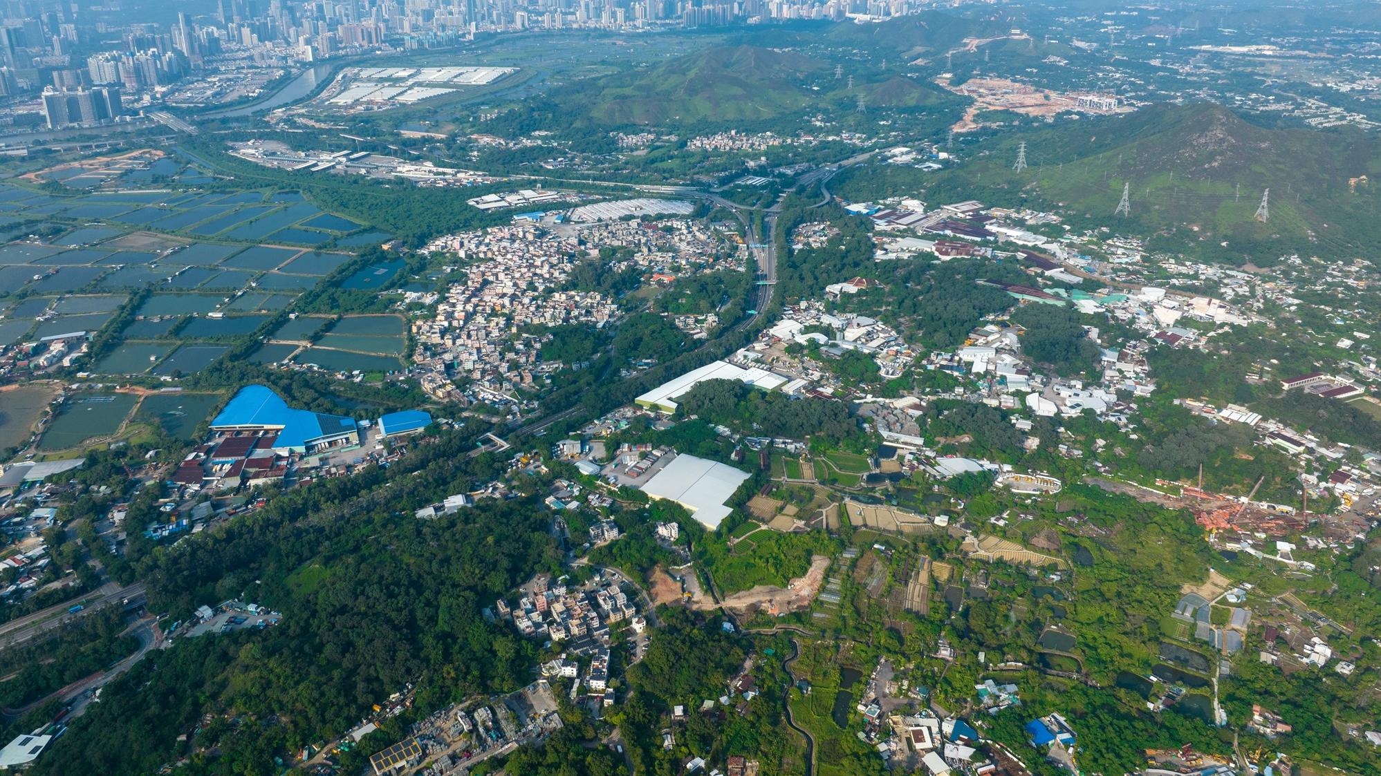 牛潭尾發展涉127公頃用地。(資料圖片)