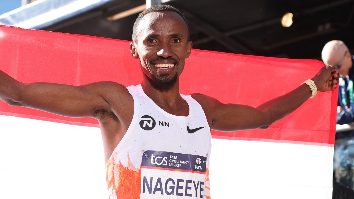 荷蘭的尼基爾在紐約馬拉松奪得冠軍。(路透社)