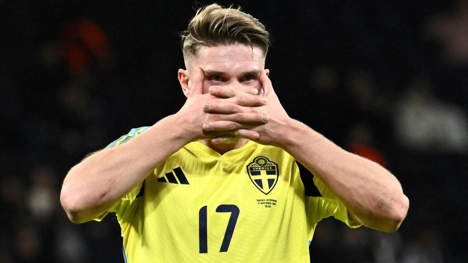 瑞典射手基奧基尼斯近況大勇，在對阿塞拜疆攻入4球。(路透社)