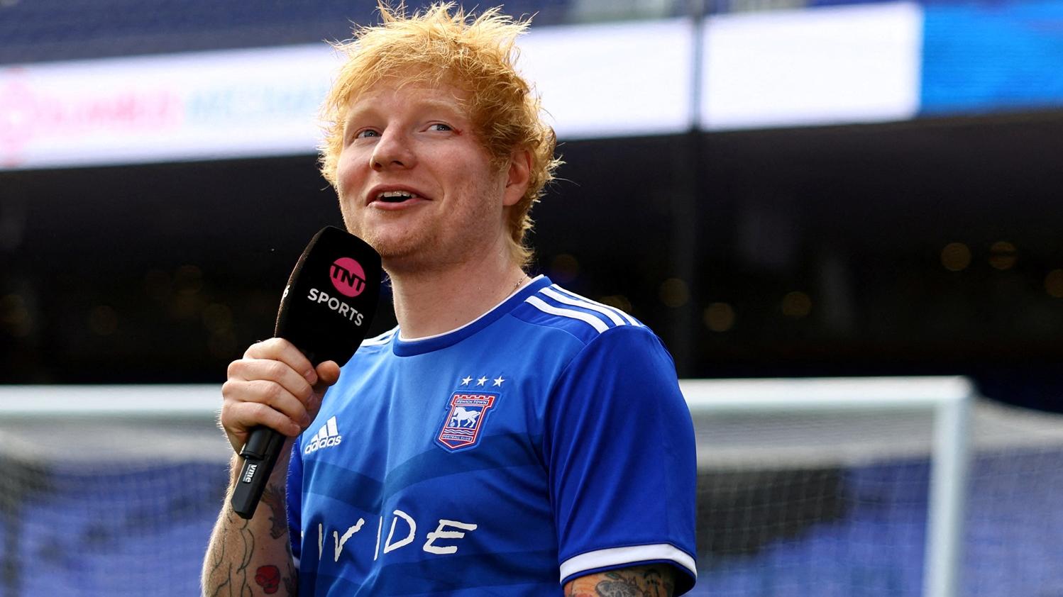 葉士域治的股東Ed Sheeran。(路透社)