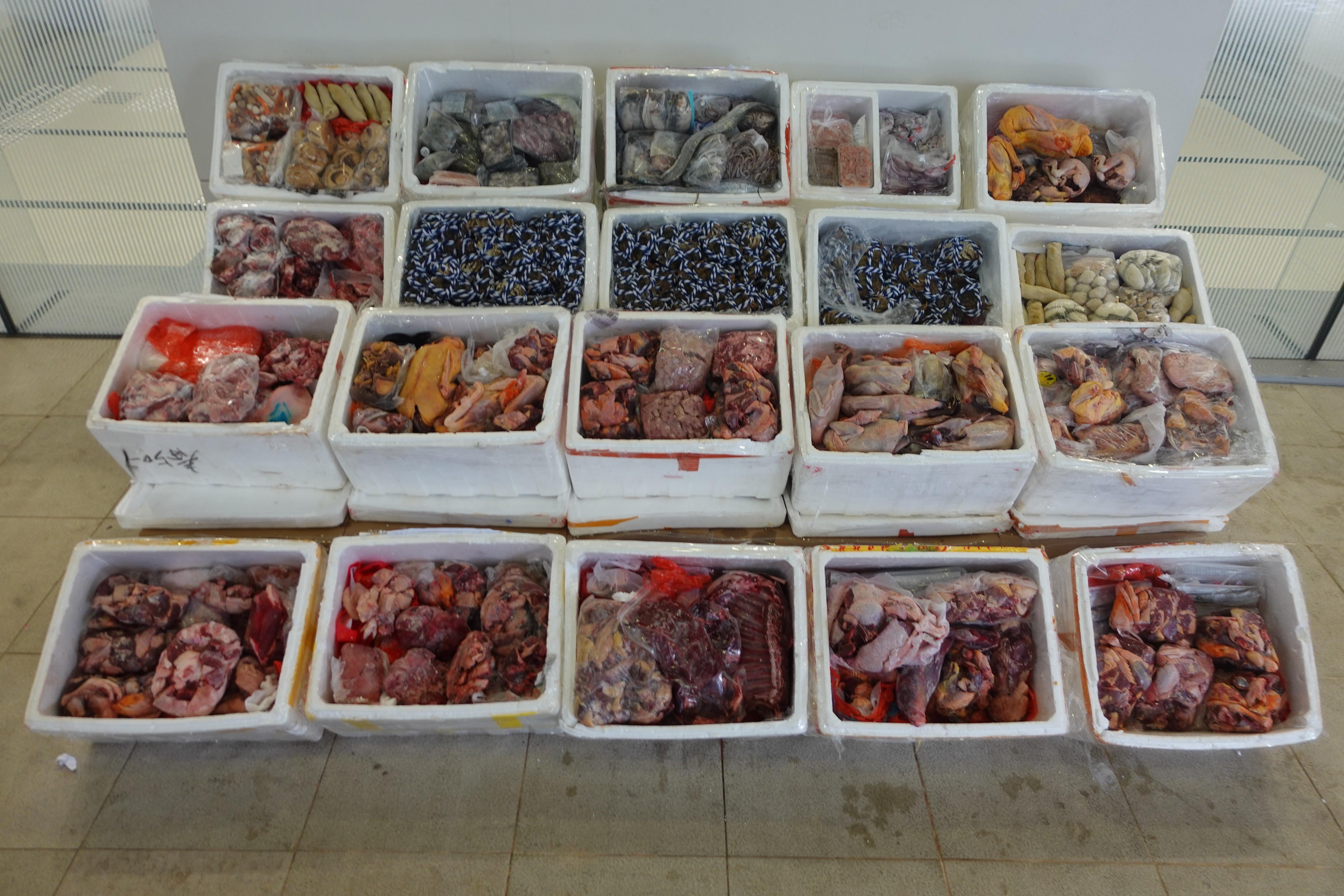 荃灣雜貨店涉賣內地走私凍肉 海關檢10萬元食品拘兩男