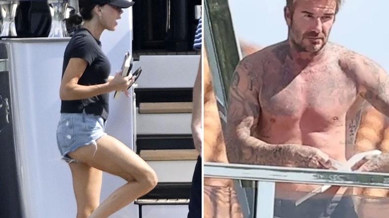 兩公婆又出海 碧咸半裸維多利亞露腳