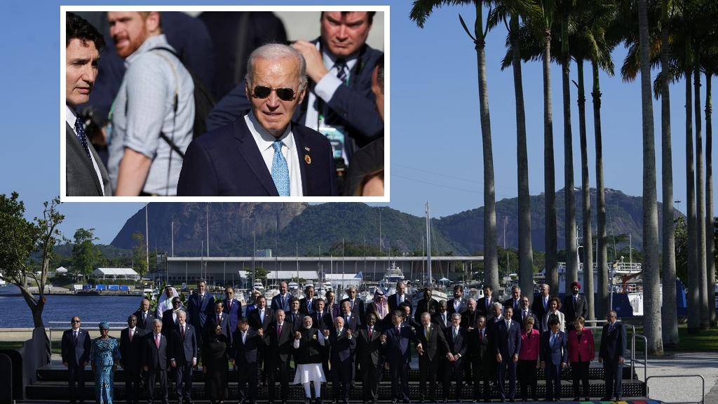 G20峰會大合照 拜登無份 仲衰過上次企角落頭 佢咁解釋