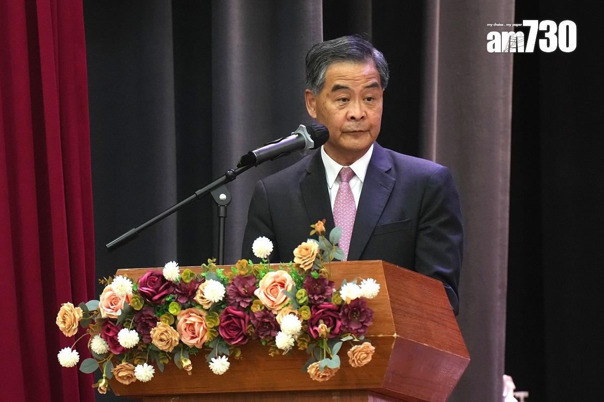 梁振英再評造地計劃　指地圖上劃的圈圈線線不是免費需面對財政收支