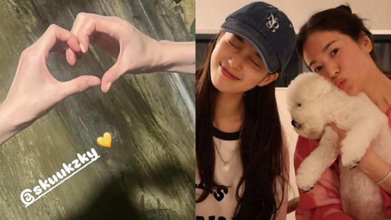 曾經的競爭對手秀智 宋慧喬 聯手派心IG晒友誼