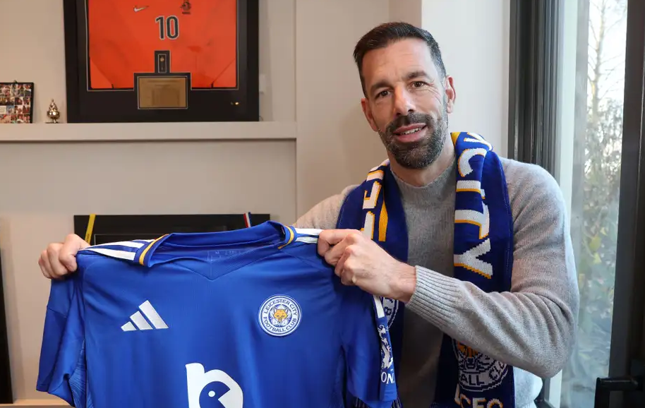 英超李斯特城宣布，任命雲尼斯達萊（Ruud van Nistelrooy）擔任領隊 (李斯特城圖片)