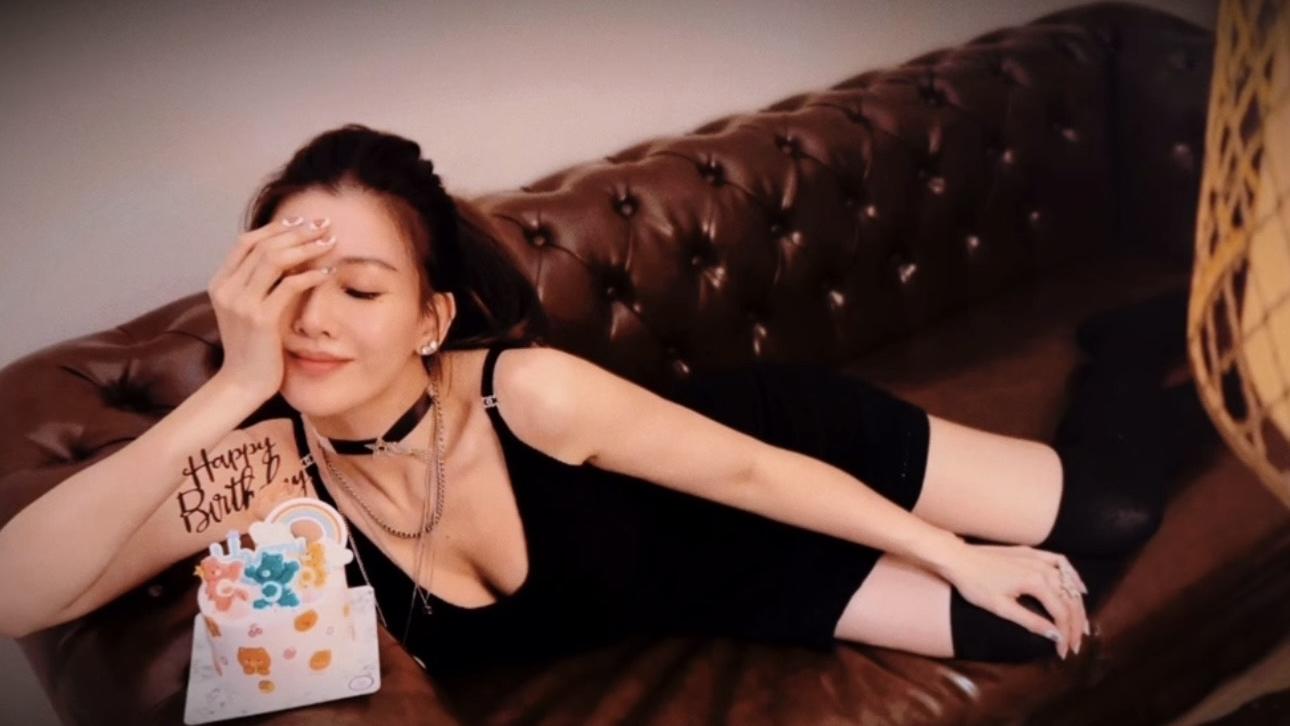 李彩華Deep V配黑絲誘惑慶生 同《愛．回家》「送水輝」好老友 