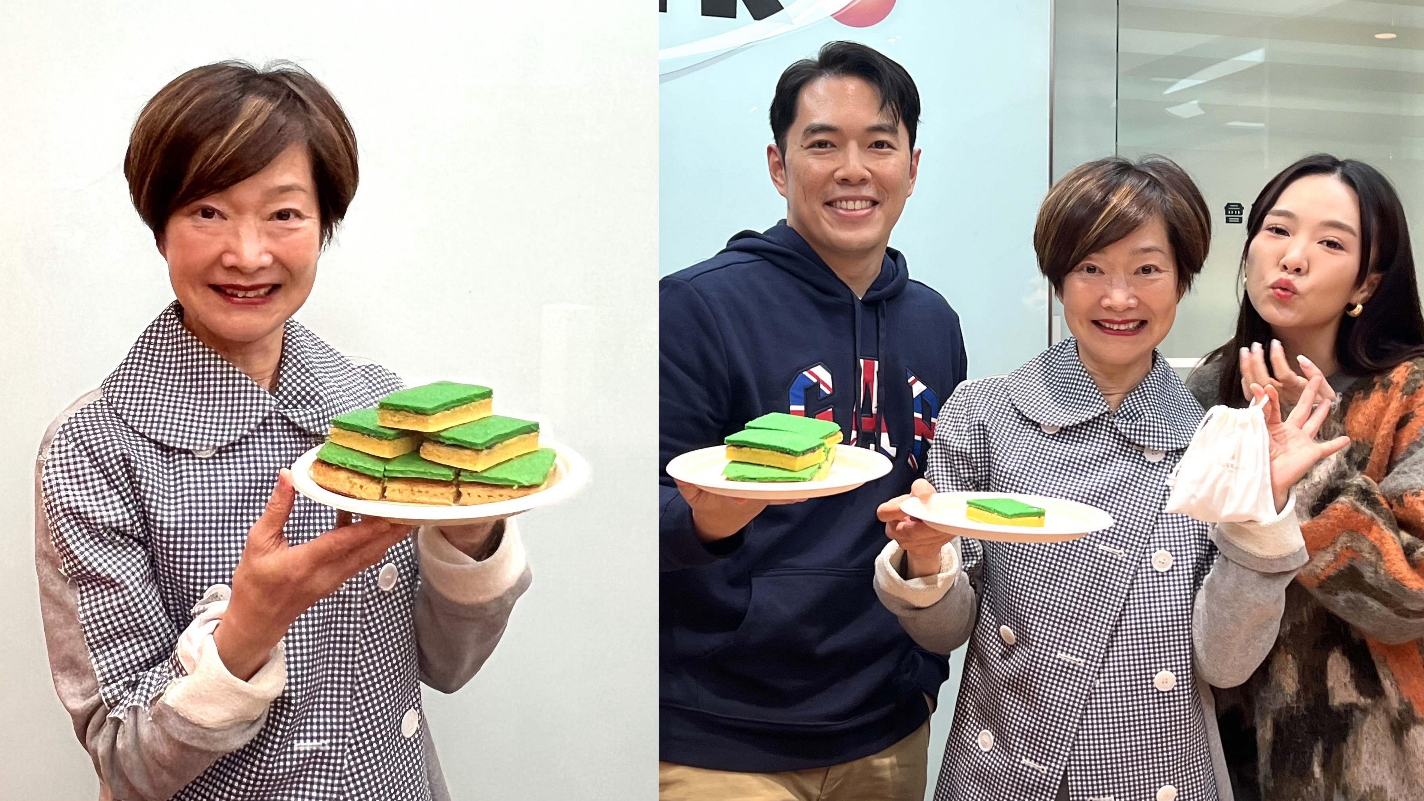 譚玉瑛61歲生日收「百潔布蛋糕」 原來背後有寓意