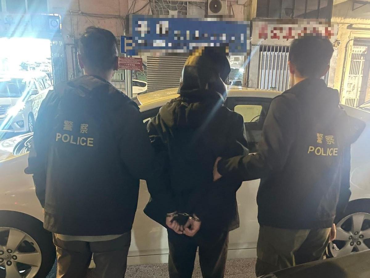 警旺角檢40萬元冰毒 六旬漢被捕(警方圖片)