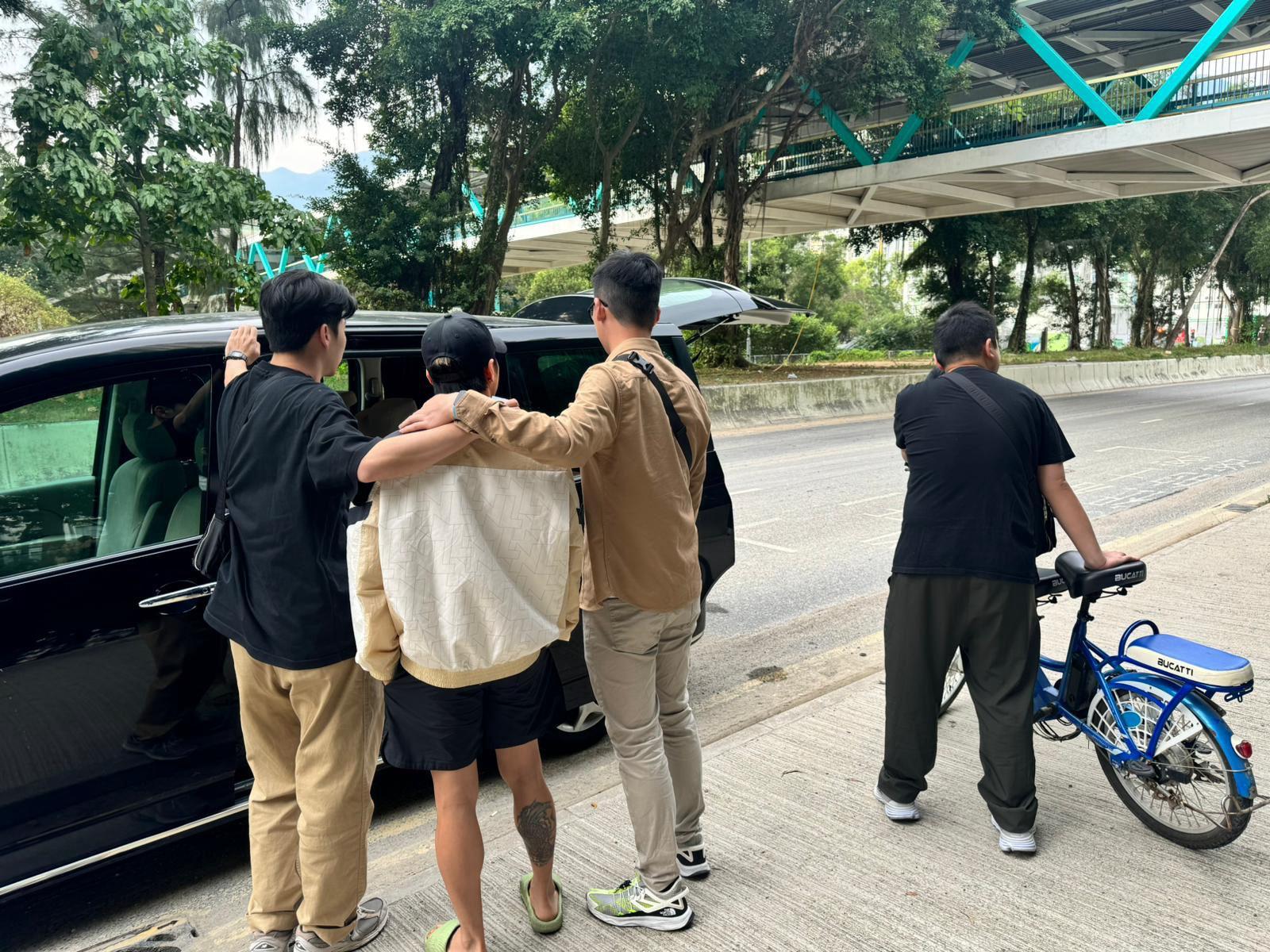 大嶼山警區昨日在區内舉行交通日。(警方圖片)