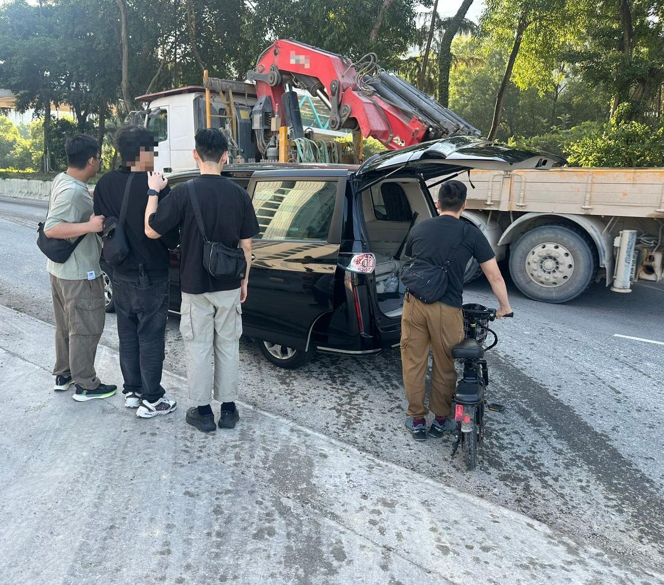 大嶼山警區交通日打擊各項交通問題。(警方圖片)
