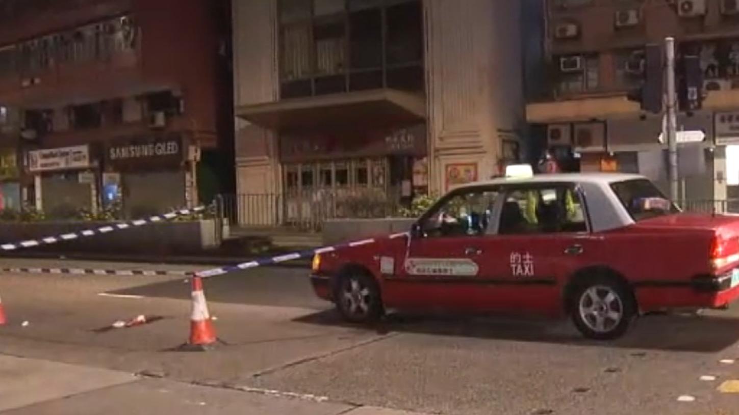 深水埗85歲老婦遭的士撞飛倒地