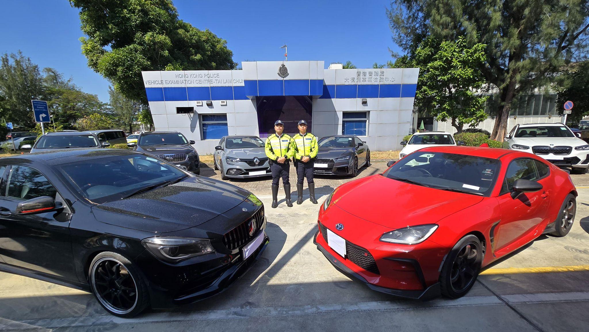 警方新界北反非法賽車，破6案拘14人並扣14車。