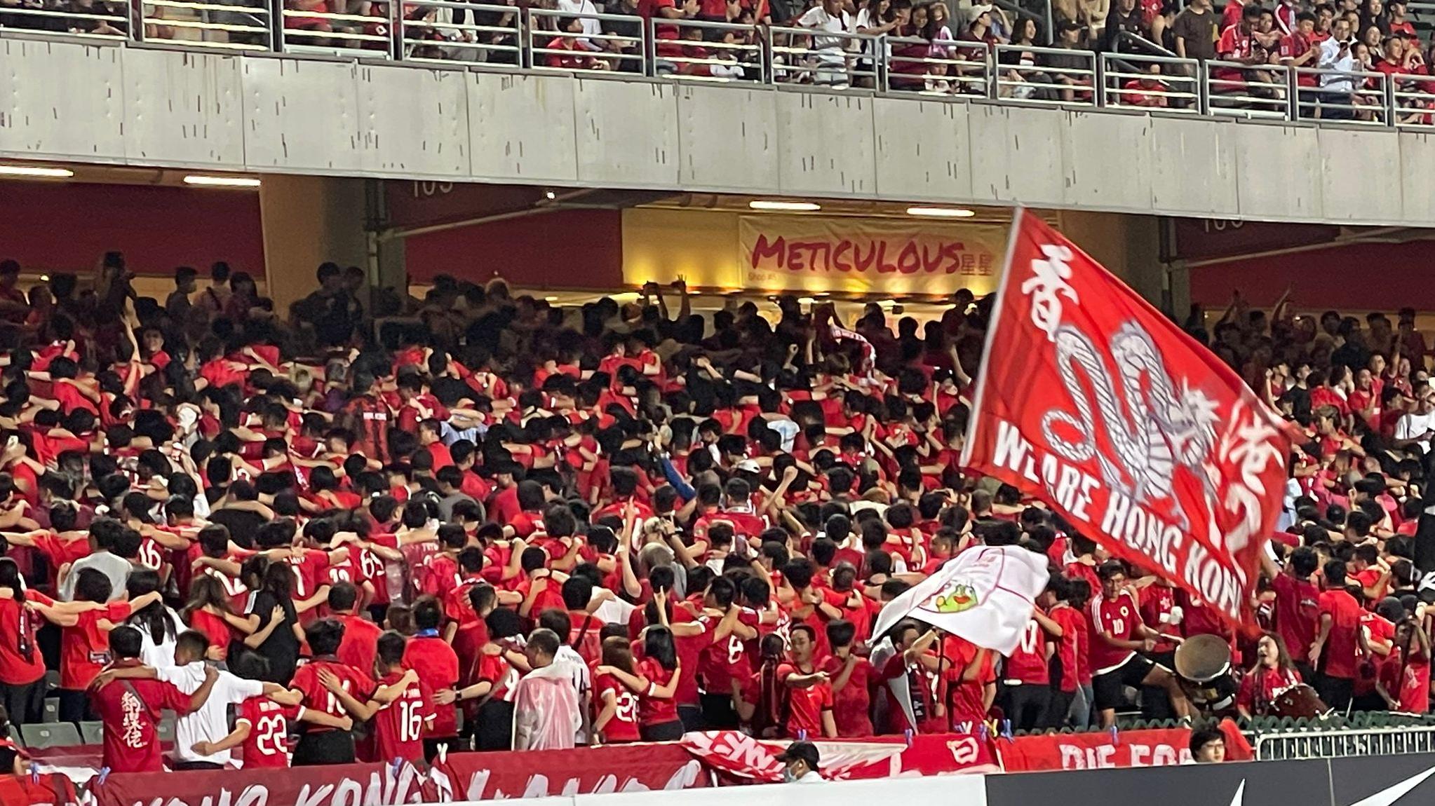 香港隊在啟德首戰吸引大量球迷購票。(資料圖片)