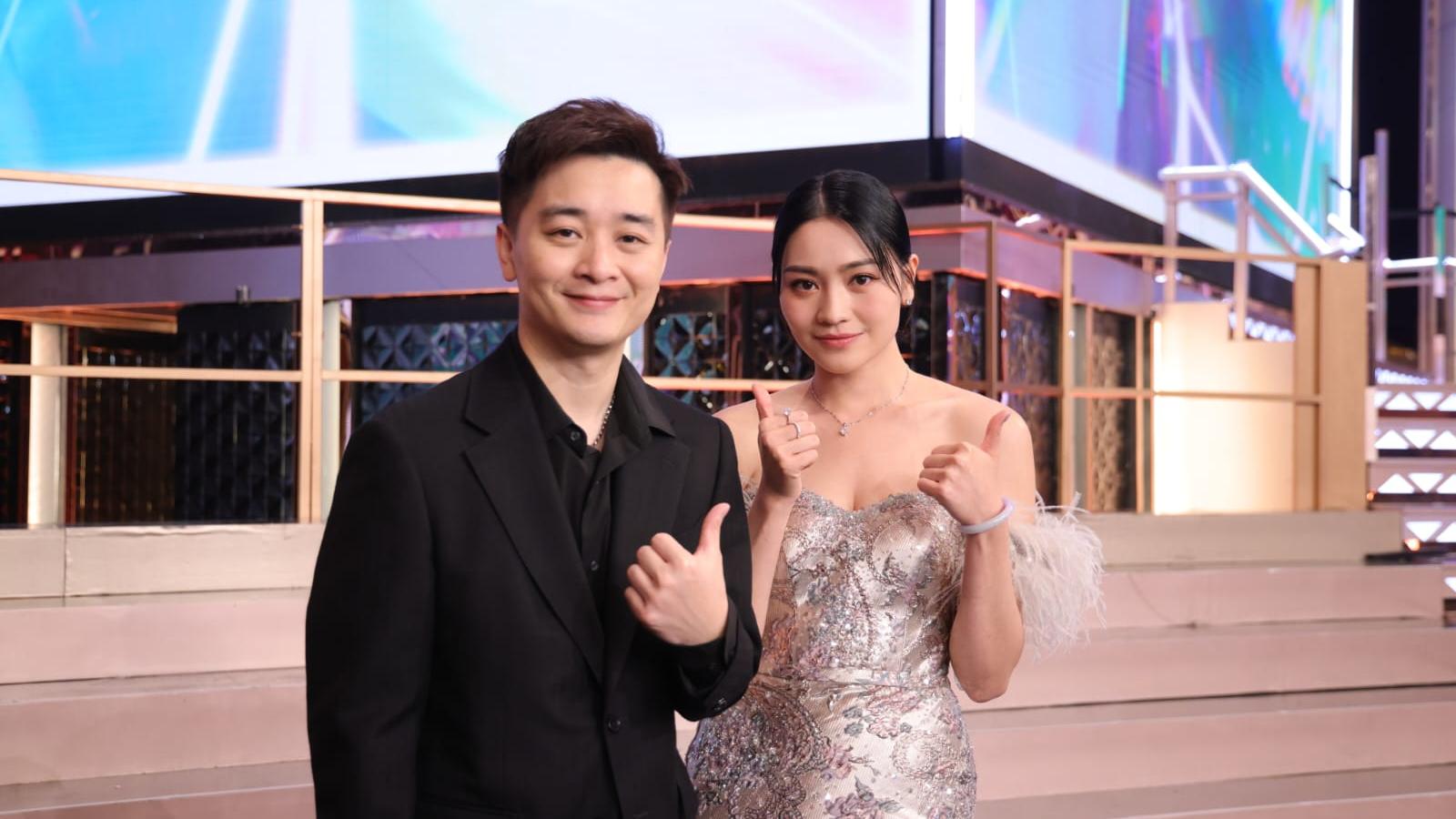 萬千星輝賀台慶｜譚輝智關嘉敏合體跳《屈到病》 皺眉表情同步示範