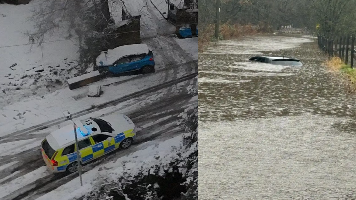 英多地打風兼暴雪最少3死 座駕入水11個月嬰險車內溺斃