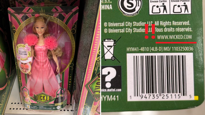 魔法壞女巫｜Mattel玩具盒上錯印色情網址 家長震驚 一原因致出錯