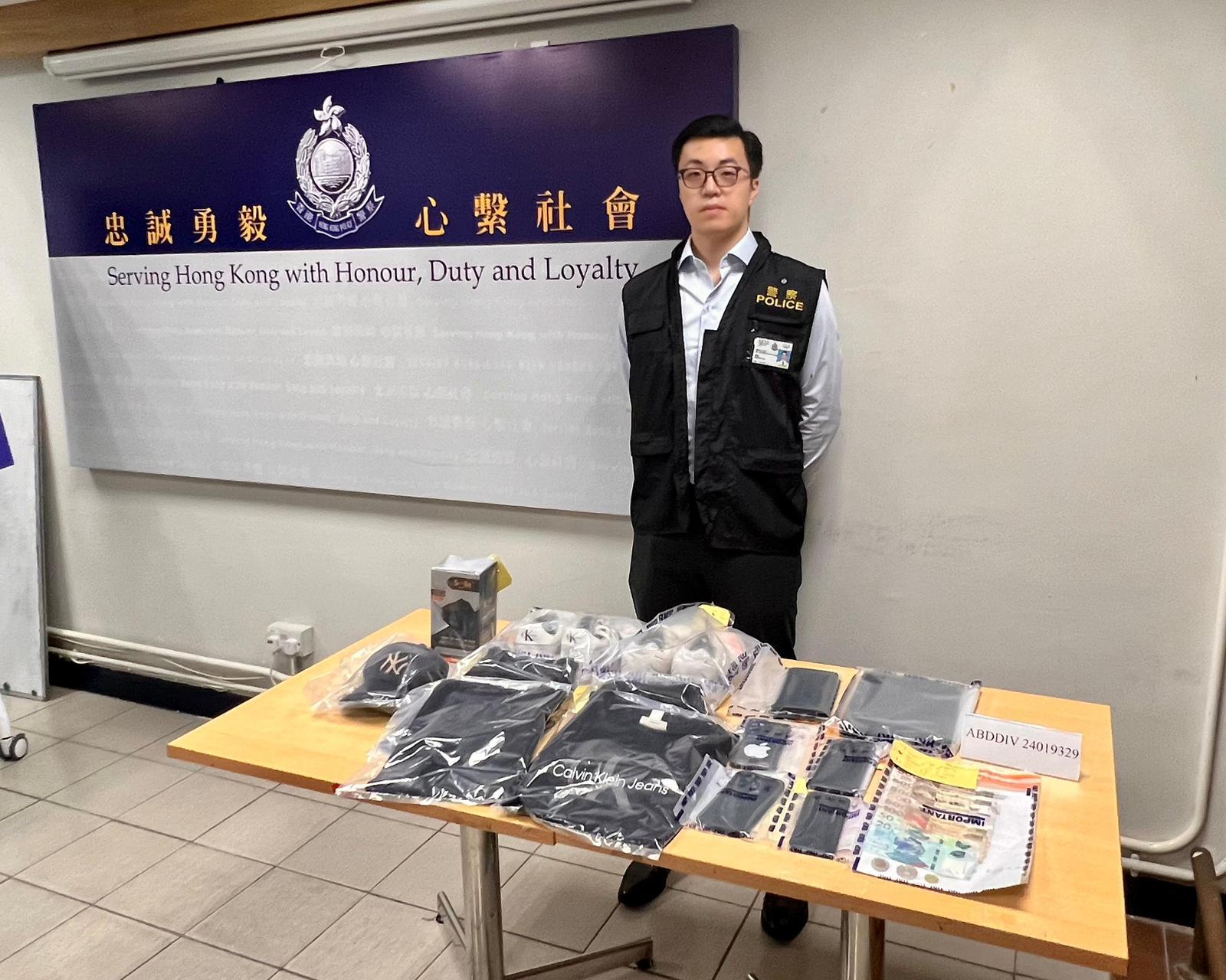 西區警區刑事調查隊督察梁綽亨表示，警方於10月24日至10月28日接獲3宗「猜猜我是誰」電話騙案個案，於上水拘捕14歲非華裔少年。