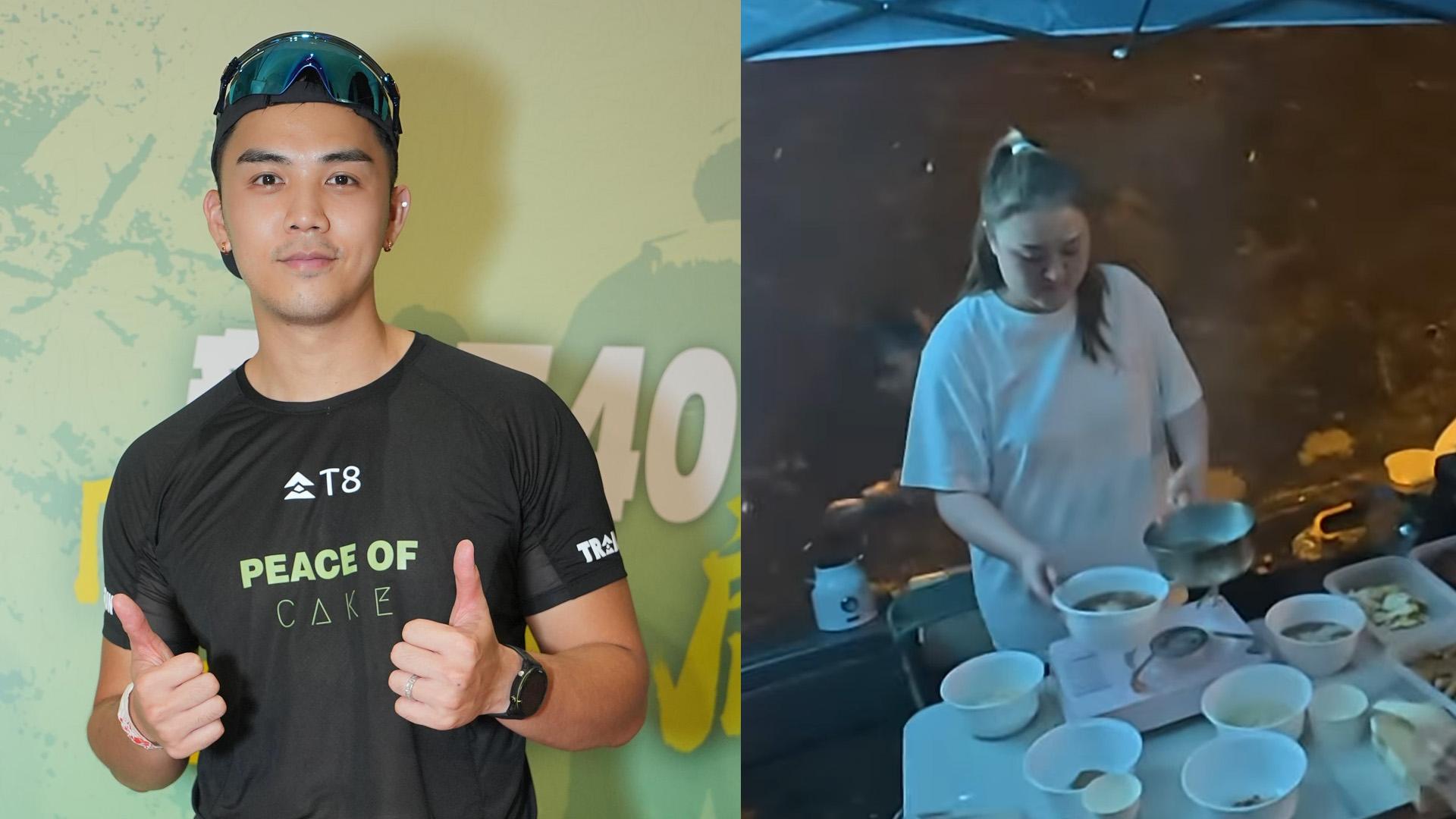 毅行者｜伍富橋靠想見老婆捱過33小時泥漿路 太太擺車仔麵檔支持