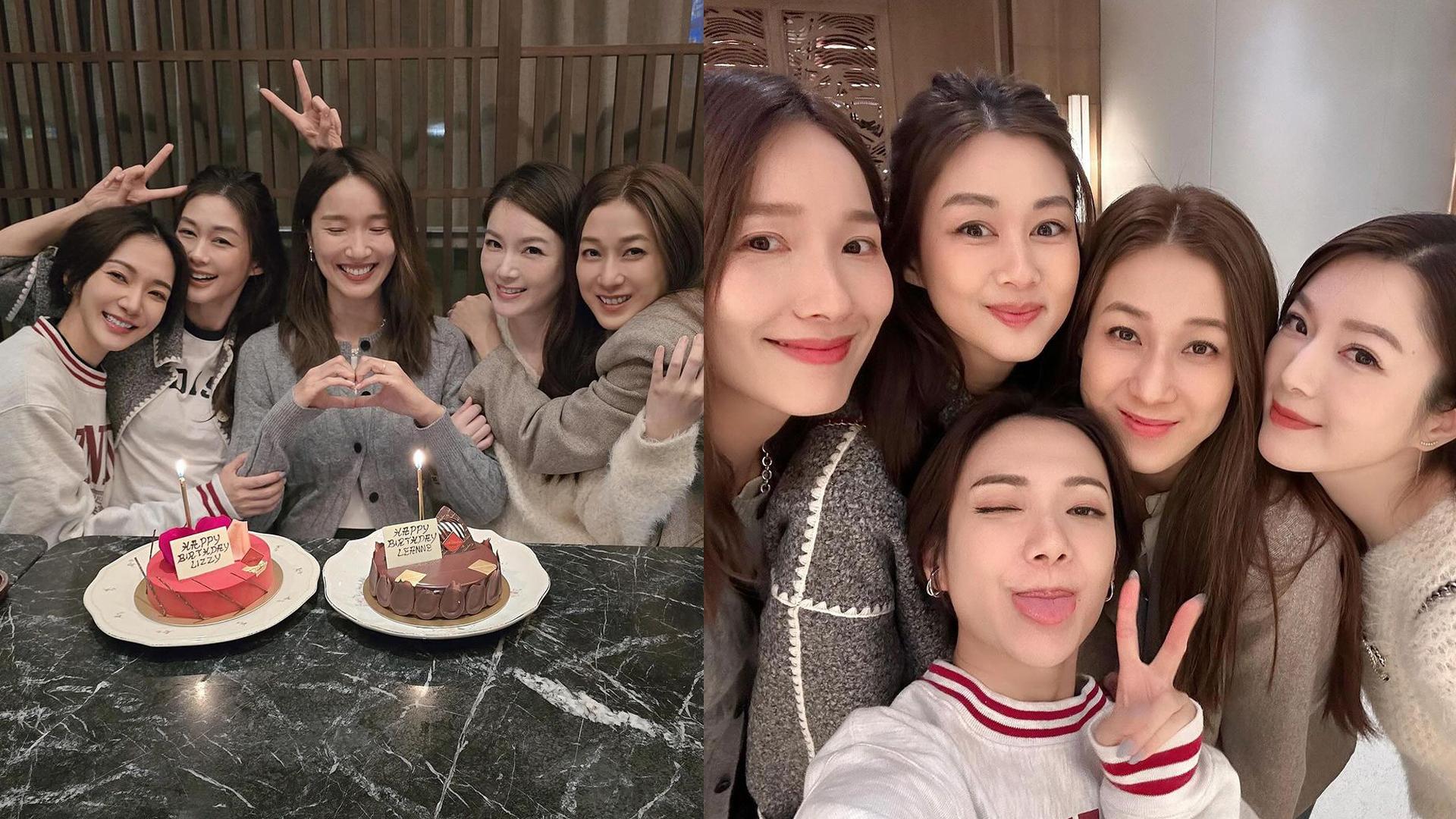 賀岑麗香李亞男生日 處女黨相隔7年再合體