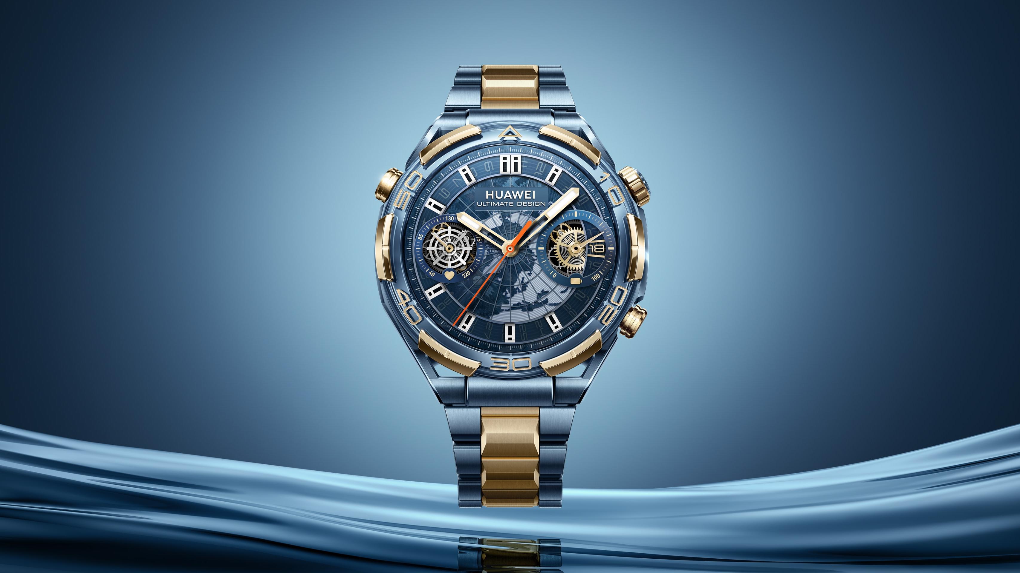 華為HUAWEI WATCH ULTIMATE DESIGN智能手錶　超豪華藍寶石黄金款賣呢個價？