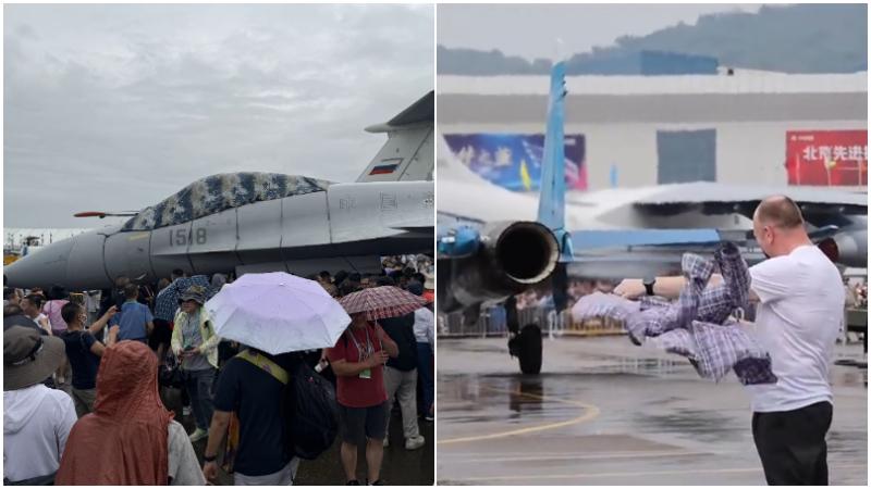 珠海航展｜殲-15T成最貴避雨亭　蘇-35變乾衣神器